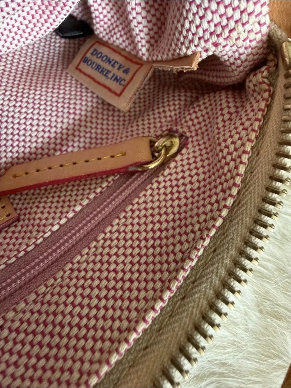 Dooney & Bourke interior 8”w